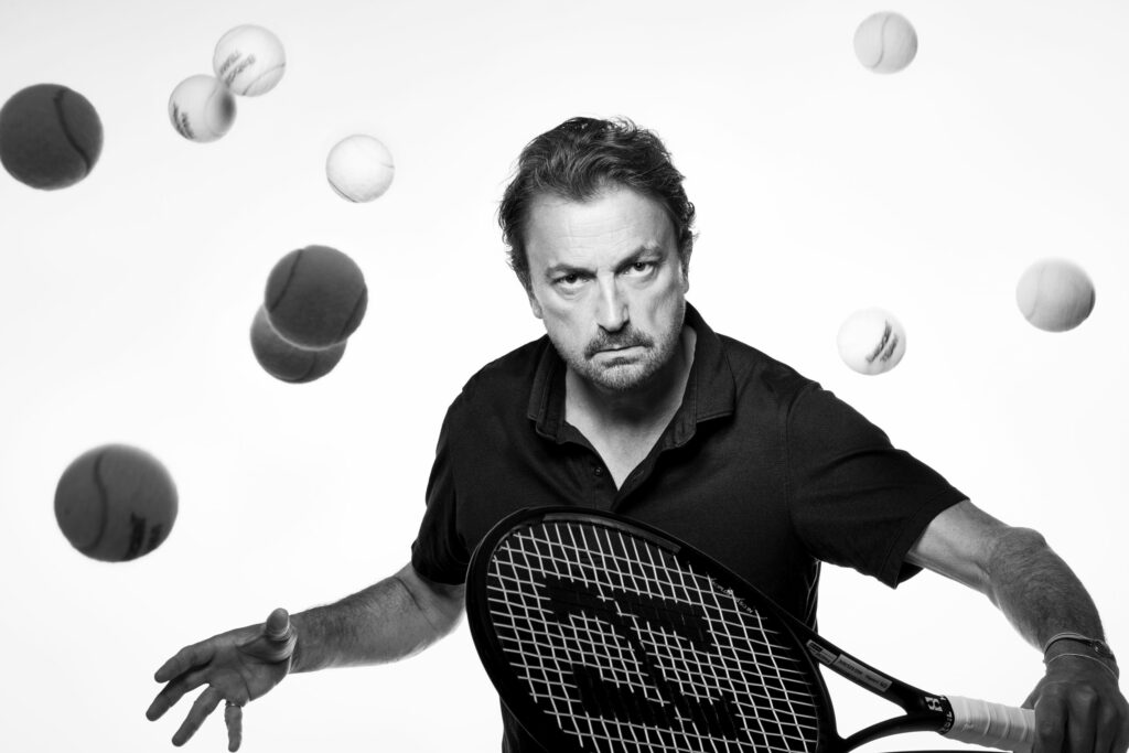 Henri Leconte portrait