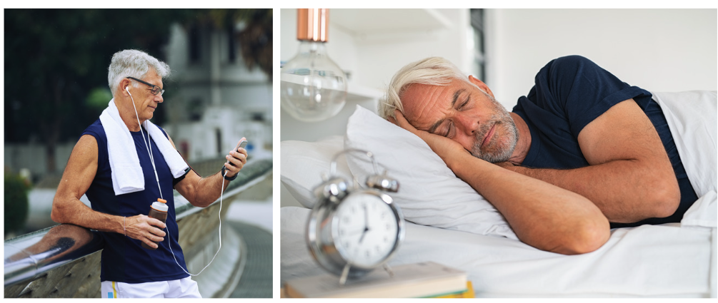 L'andropause, faire du sport, bien dormir