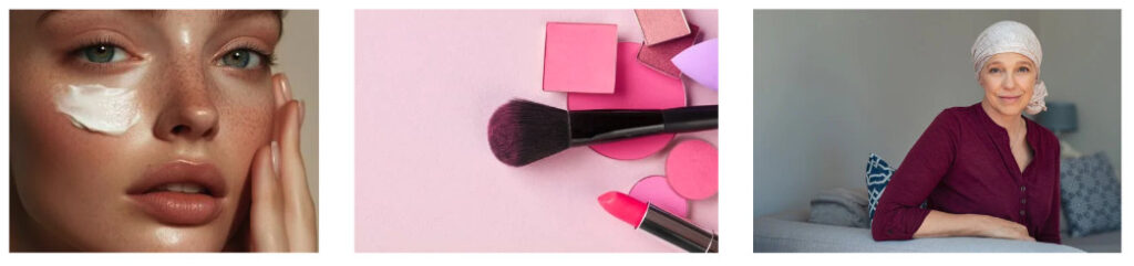 beauté et cancer, hydratation, maquillage, foulard