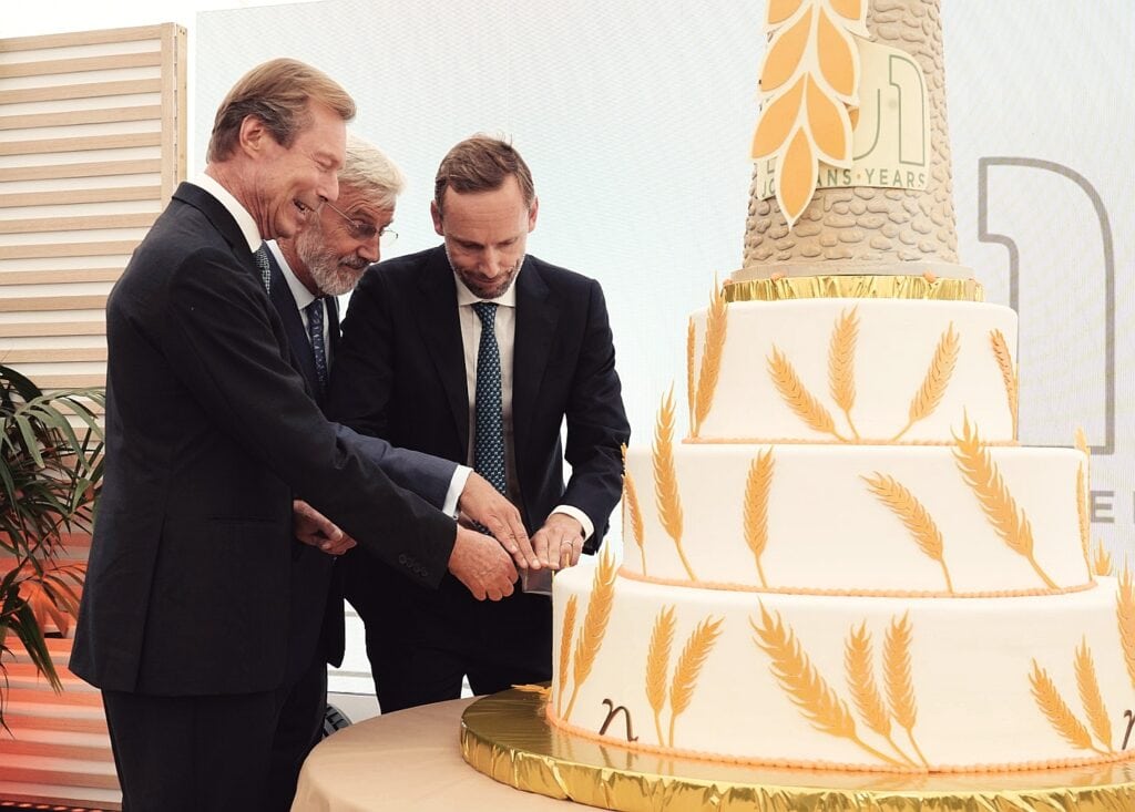 Les Moulins de Kleinbettingen S.A. célèbrent leurs 101 ans, grand duc