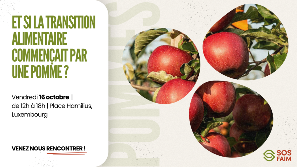 Journée mondiale de l’alimentation : plusieurs rendez-vous pour comprendre et agir avec SOS Faim, RDV du 16 octobre