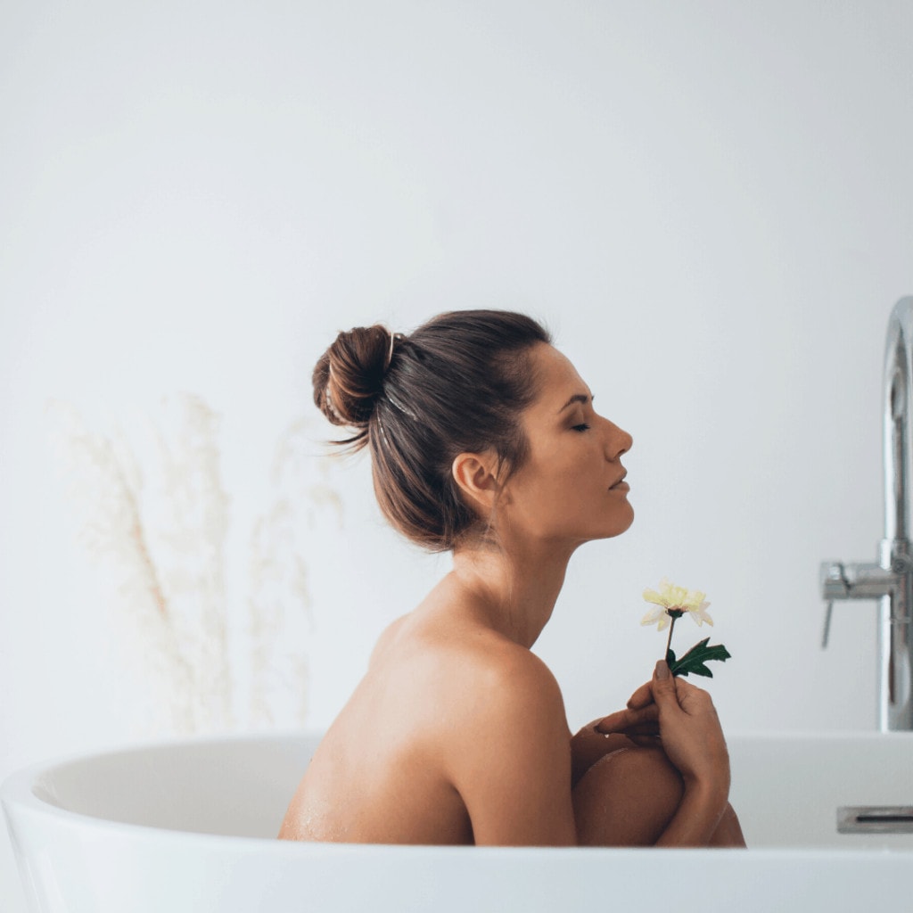 La salle de bain est devenue une pièce à vivre