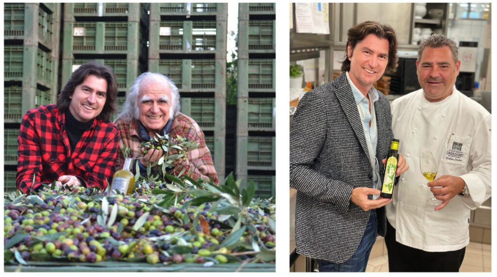 Fernando Pensato, Fernando Pensato et son père, Fernando Pensato et un chef