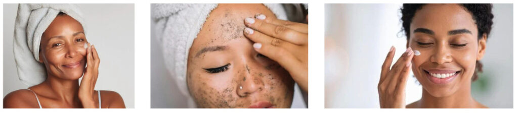 bonnes habitudes, conseils d'Emilie de chez Mondanity, nettoyer visage, gommer visage, hydrater visage