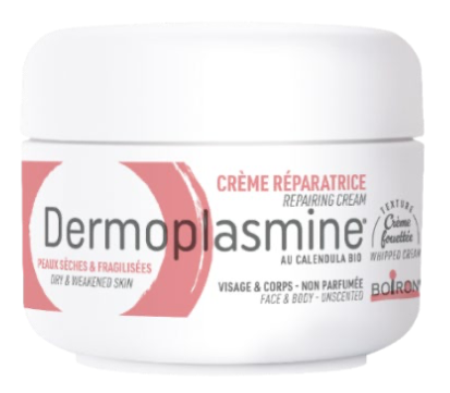 Soins du visage, crème réparatrice Dermoplasmine