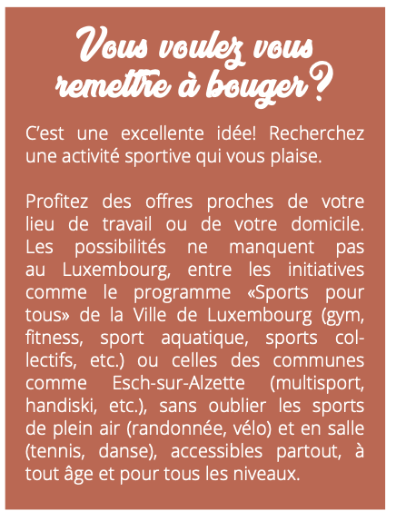 stress, burn out, santé mentale, DKV, se remettre à bouger